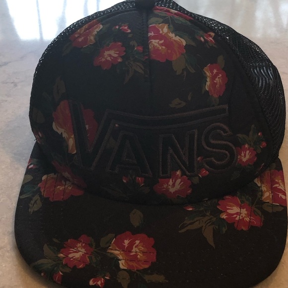 vans floral snapback
